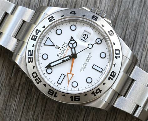 rolex explorer ii white dial.